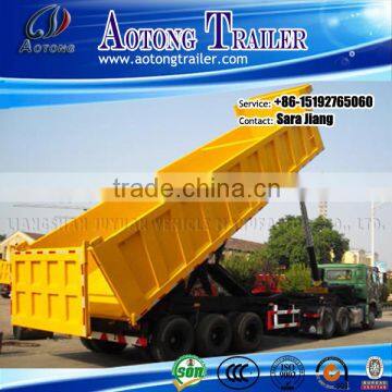 competitive china new 2/3 axles tipper trailer /self dumping/dump/dumper truck semi trailer for sale