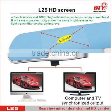 4.3 Inch Tft Lcd Screen Rearview Mirror Car Dvr,car Dvr Camera Car Reverse Camera, hd Car Rearview Mirror, L25 photo-6