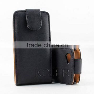 Leather Flip Mobile Phone Case for Sony Xperia J