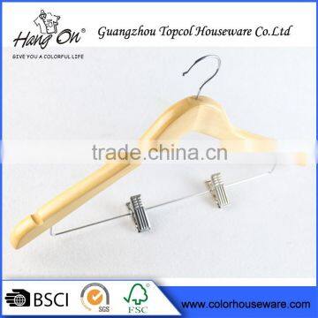 Black Plastic Pants Hanger With Clips photo-4