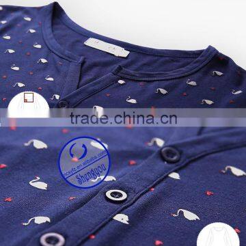 Wholesale Custom Design Full Printed Maternity Clothes, Women Maternity Clothing Top, High Quality Breastfeeding Top photo-4