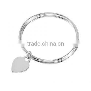 Covetable 925 Sterling Silver Heart Pattern Design Bracelet