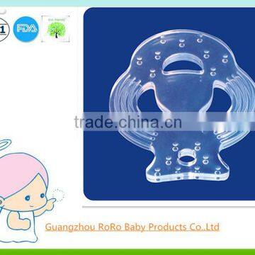 High quality BPA free cute silicone teether toy baby teether wholesale