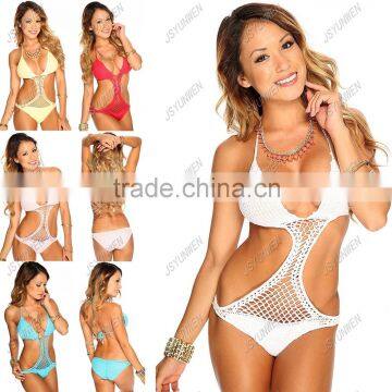 YunwenY 2016 Sexy Bikini Crochet Women Swimwear Bathing Suit Bikini Set                        
                                                Quality Choice