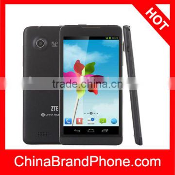 Original ZTE U889 4GB Black, 5.0 inch Android 4.2 Capacitive Screen Smart Phone, LC1813 Quad Core 1.2GHZ, RAM: 512MB, Dual Sim,