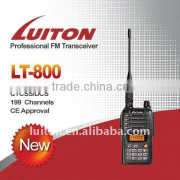 Two Way Radio with CE approval, LT-800 with ham radio antenna