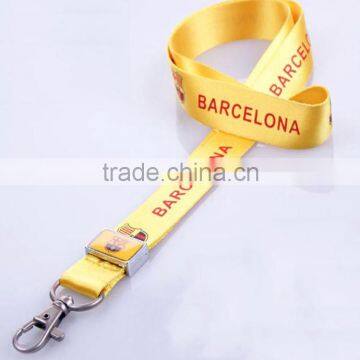 High quality customized yellow Lanyards, Customized team lanyards