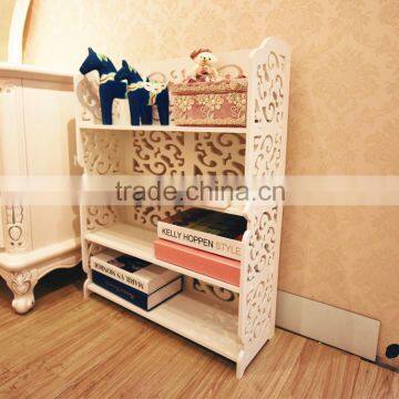 White Cheap Modern Wooden Storage Shelf photo-6