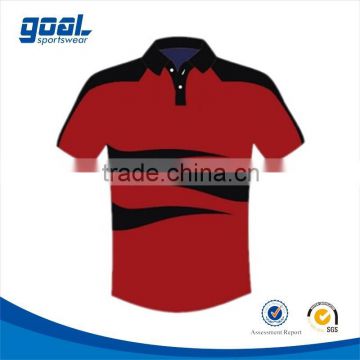 Wholesale 100%polyester dri fit dye sublimated custom polo team shirts