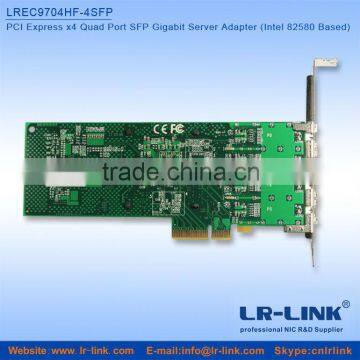 LREC9704HF-4SFP Intel 82580 PCI Expressx4 Gigabit SFP 4 Port Network Card photo-4