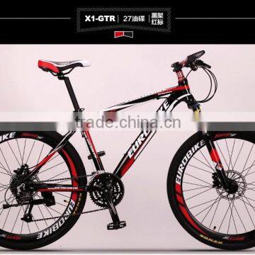 Aluminum Alloy 6061 Hardtail Mountain Bikes With Dual Mechanical Disc Brake