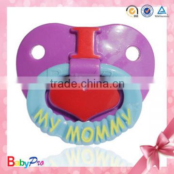 Babypro PN08 China Supplier BSCI Factory Custom Funny Soothie Pacifier With EN 1400 Test