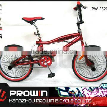 New latest south America 20" steel cheap freestyle BMX bike for sale (pw-fs20100)