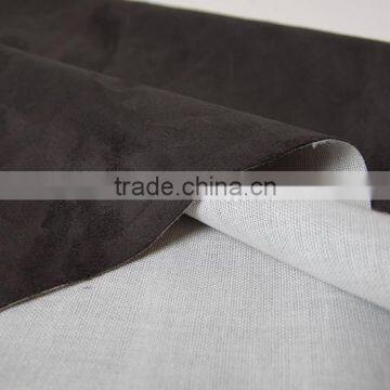 100% Polyester Warp Knitting Suede Fabric Combined With TC Suede Sofa Fabric Quality Choice photo-3