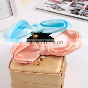 Sweet Eiffel Tower Color Ribbon Bows Cheerleading Elastic Hair Bands Rubber Hair Band Fashion Accessories photo-5