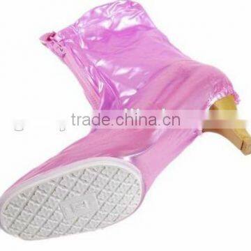 ladies PVC rain boots cover