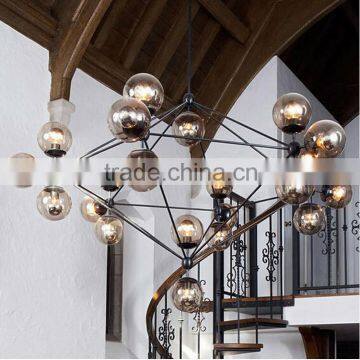 Sputnik Industrial Edison Bulbs Pendant Lamp Lighting Modern Modo Iron Chandelier Lamp for High Ceilings Jason Miller Modo Quality Choice photo-3