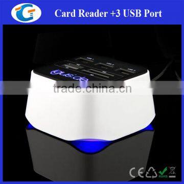 Usb Hub Combo Card Reader Driver With Customized Led Logo photo-6