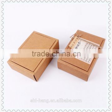 Custom brown kraft color pizza box type paper packing