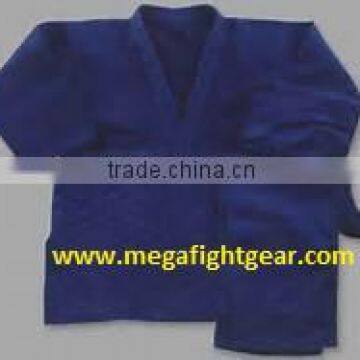 Junior Training Light Weight 100% Cotton Belt Included Plain Blue Children Judo Uniform