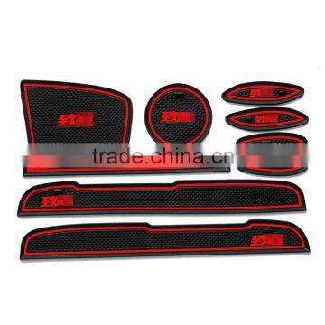 car accessories non-slip interior door mat for Toyota Yaris 2014 9pcs/set