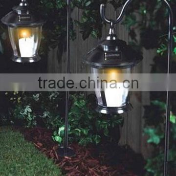 Solar hanging lantern set solar candle stake lamp garden decorative led solar light