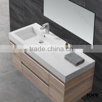 Rectangel White Artificial Stone Wash Sink photo-3