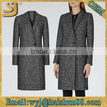 AW16 Latest fashion women's long winter coat, ladies classic winter coats