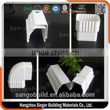 .New south Africa PVC rain gutter /PVC rain water collector for hot sale