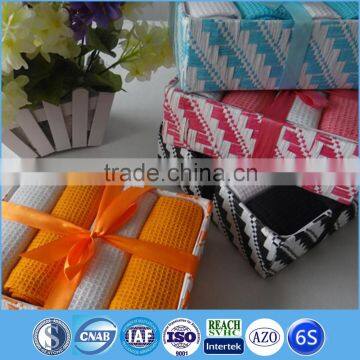 chian supplier wholesale cotton waffle weave kitchen towel