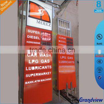 Petrol Station Customized Metal Steel LED Pylon Signage photo-6
