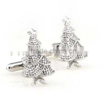 Decorated Christmas Tree Cufflinks