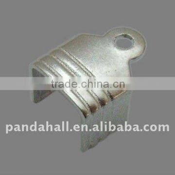 Jewelry Cord Ends, Cord Tips, Brass Material Component(EC524)