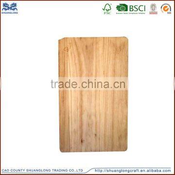 2015 new design creative wood cutting board wood cutting board and hanger