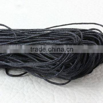 Cord, 1mm Waxed Wax Cotton Cord Macrame Jewelry Bracelets, Necklace String, Cotton Cord photo-4