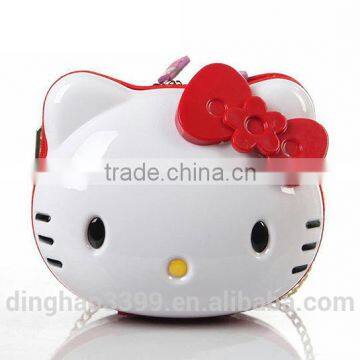 2016 New Design Bag Cute Kitty Messenger Bag Hot Sell ABS+PC Child's Bag photo-2