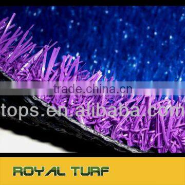 Purple artficial grass