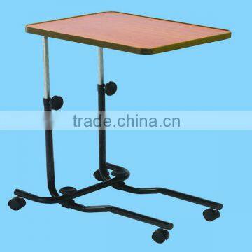 Height Adjustable Hospital Over Bed Table