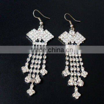 long diamond earrings