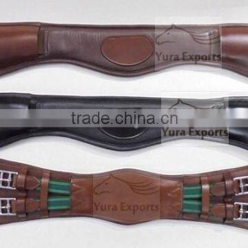 Leather horse girth.