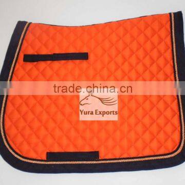 100% cotton drill saddle pad.