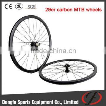 Carbon Fiber Mountain Bike Wheels Dengfu 29er Carbon MTB Wheelset in UD Matte Finish photo-1