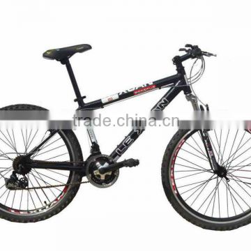 26" black alloy MTB bike with shimano 21s