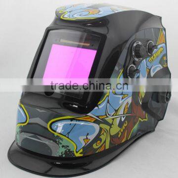 Solar welding helmet