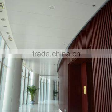 Good Fire Prevention Suspended Aluminum Ceiling With Wood Grain Color U Groove Aluminum Screen Ceiling photo-6