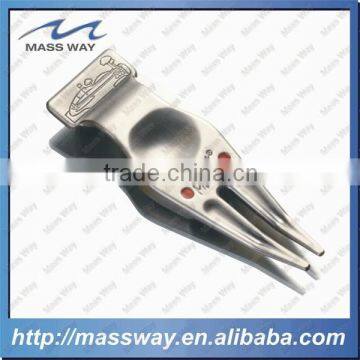 Custom 3D Zinc Alloy Metal Antique Brass Gold Golf Divot Fixer Tool photo-2