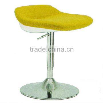 BS-260 yellow soft swivel bar stool