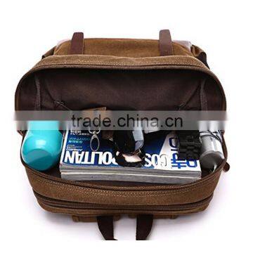 High Quality Vintage Canvas Backpack for Outdoor photo-5