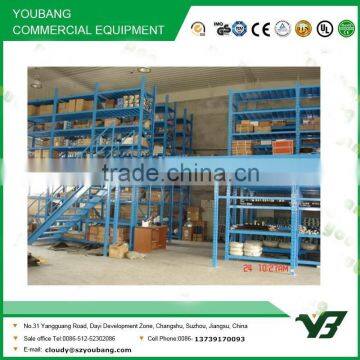 Hot sell best price heavy duty warehouse multi-layer heavy duty mezzanine rack /steel platform shelves (YB-WR-C79)