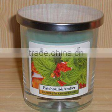 Daily Using White Color Candle, 185g Candle in Glass Holder, Household Candle